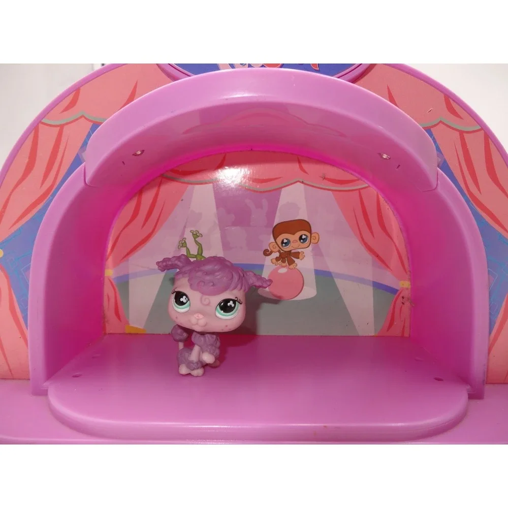 LPS Littlest Pet Shop Light Up Dome Cozy Campfire Stage Platform  Works Talent S